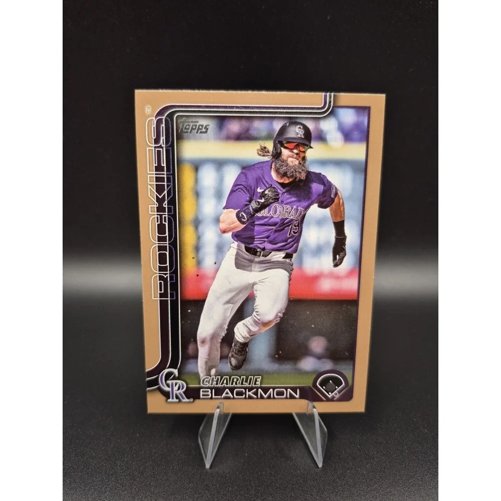 2025 Topps Baseball Charlie Blackmon #311 Gold #/2025 Rockies